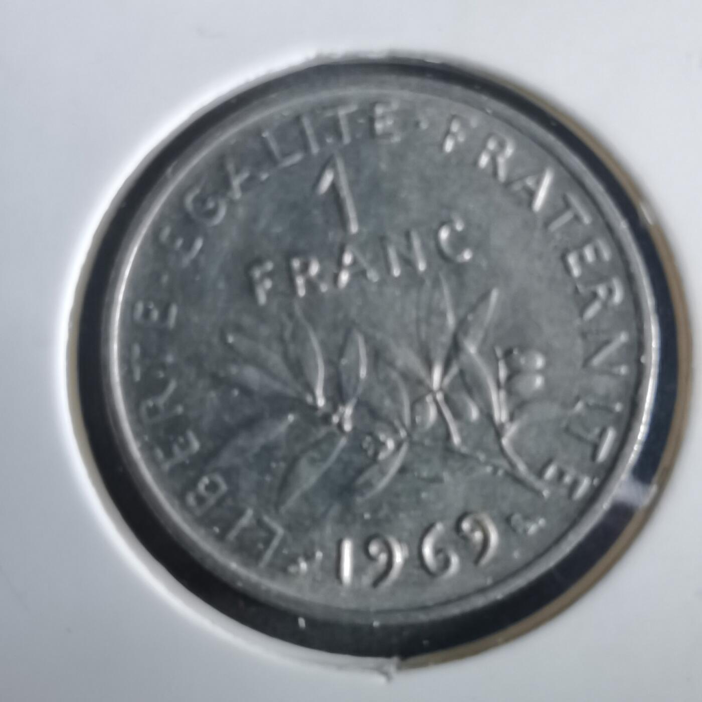 沼泽如烟--第972场 法国1969年1法郎