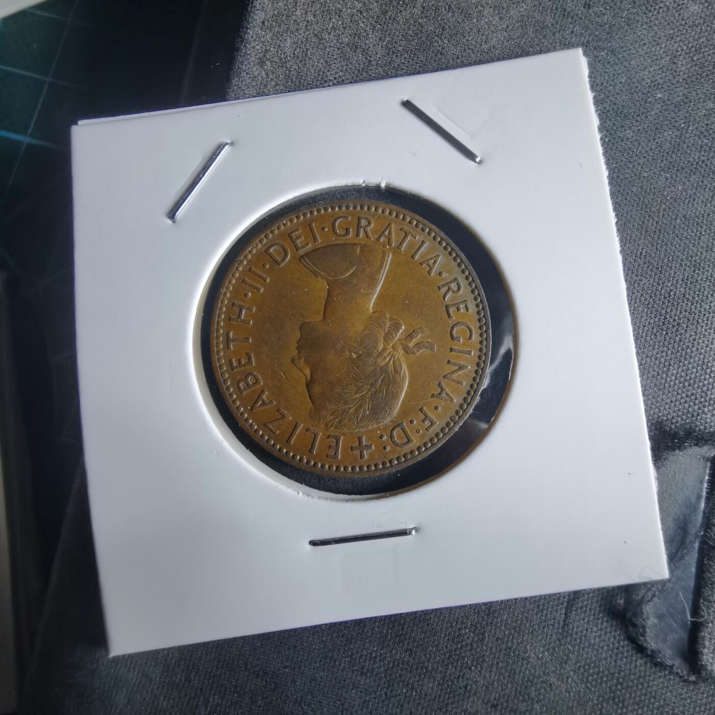 沼泽如烟--第972场 英国1959年半便士