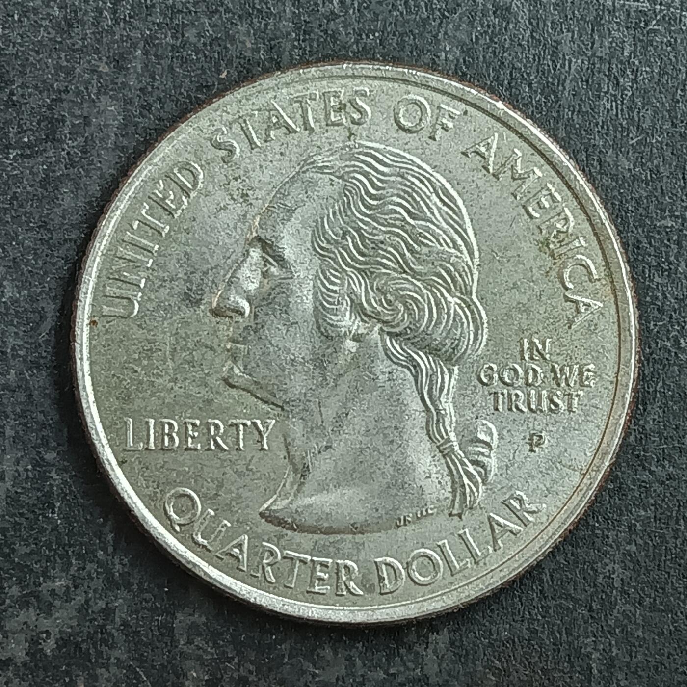 逸泉钱币2026第十五场世界钱币纪念币纸钞A883-1213A 1050 美国25美分洲币印第安纳州纪念币