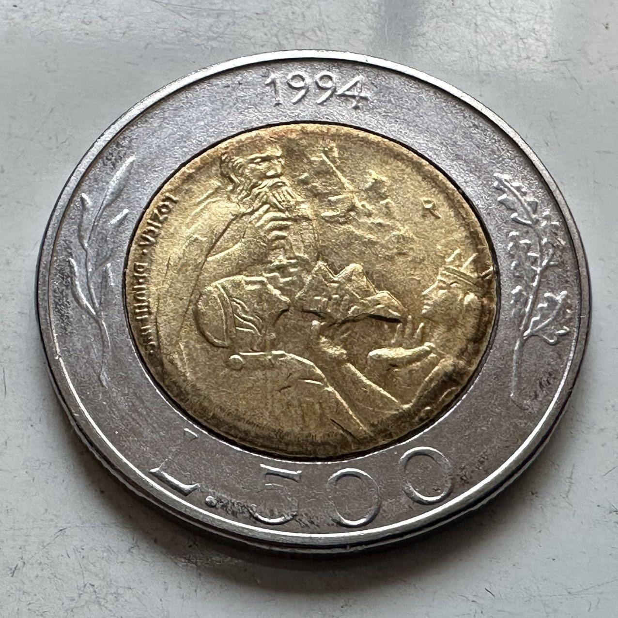 🌹外币初藏🌹🐯2026年第11场  每周二四六晚8️⃣点 接代拍 圣马力诺1994年500里拉