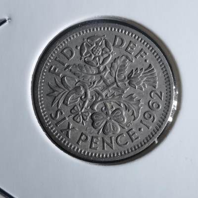 沼泽如烟--第972场 - 英国1962年6便士