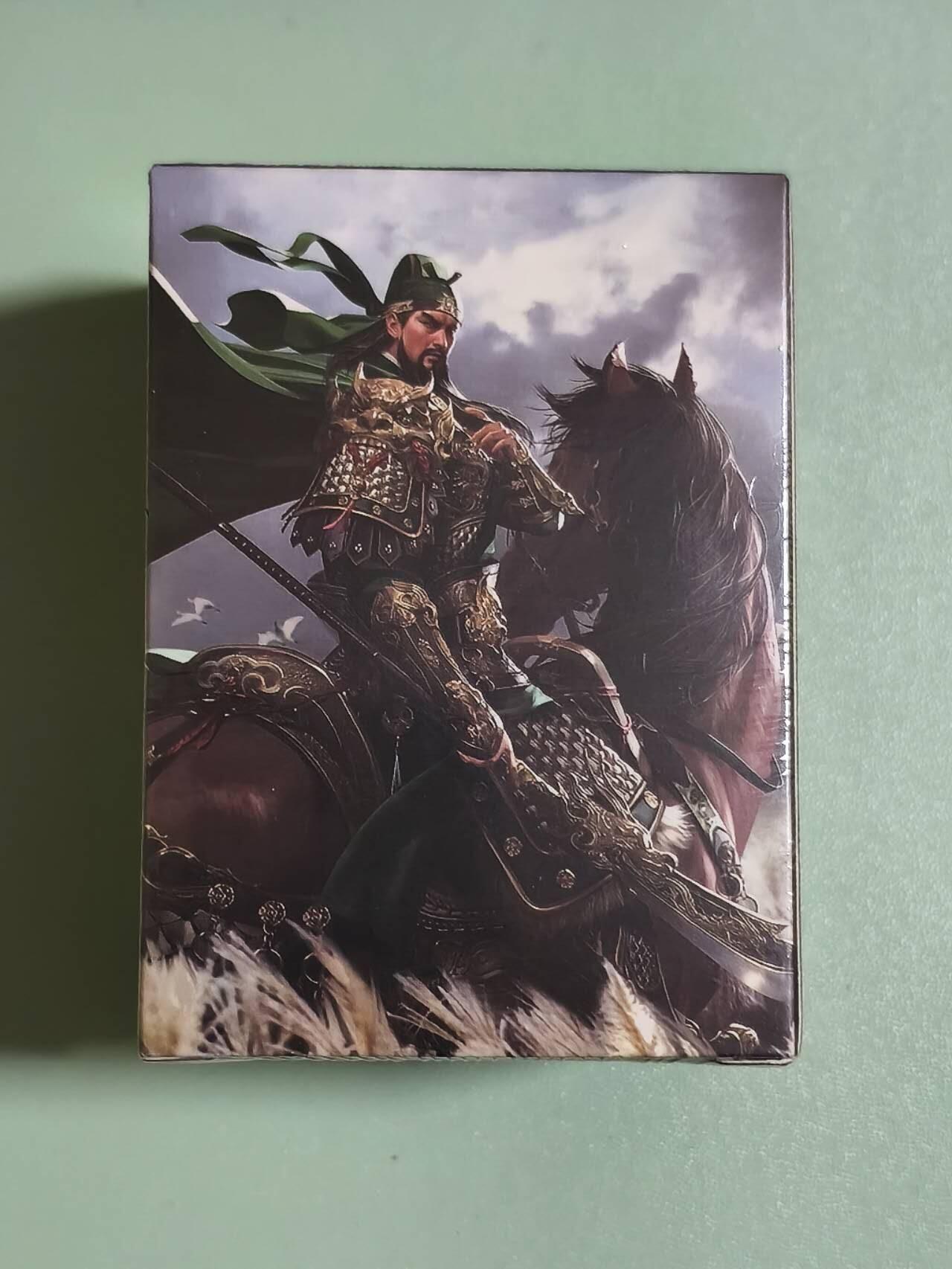 光影卡牌第29期，各家亲签，各家套卡，持续收拍品  【全新未拆】烫金磨砂普卡  霸业三国107张  高清自制带塑封盒