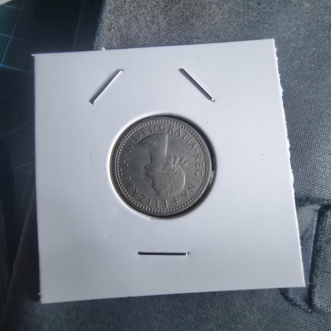 沼泽如烟--第972场 英国1961年6便士