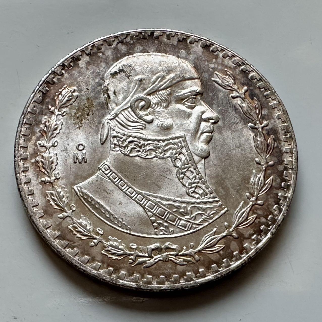 🌹外币初藏🌹🐯2026年第11场  每周二四六晚8️⃣点 接代拍 墨西哥1965年一比索 低银大银币 原光