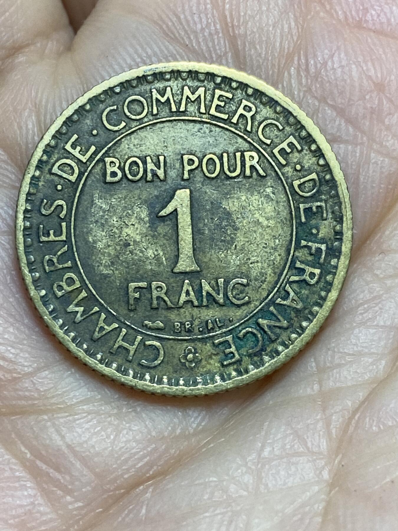 2026年第十四场(总第一百八十三场）外国好品散币场(免佣金) 法兰西第三共和国1922年1法郎