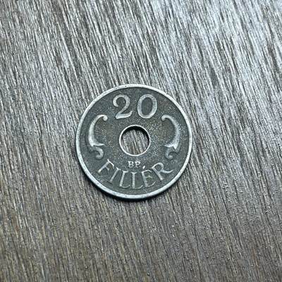 【春节前最后一拍，下一场3.3号】★第139场★散币场。不寄存，30包邮。不满30元，支付5元运费。《接受代拍 代送NGC评级》 - 94【无寄存】1941 匈牙利 20费尔 铁币