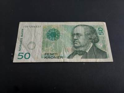 博彦收藏   1月28日 8点 钱币专场 全场包邮 - 挪威 50 克朗 流通品