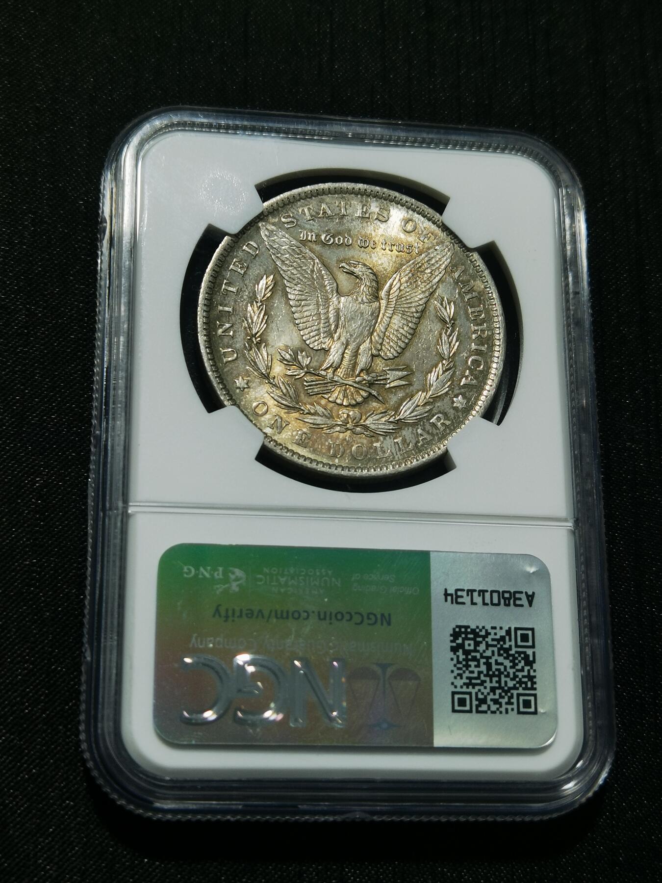 天下钱庄专场欢迎参拍 NGC MS62 1883美国摩根一美元银币