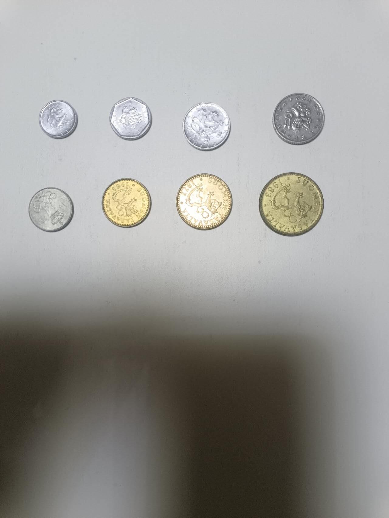 【20260127】非全新纸币和硬币第329场 欧洲国家8枚硬币不同版本