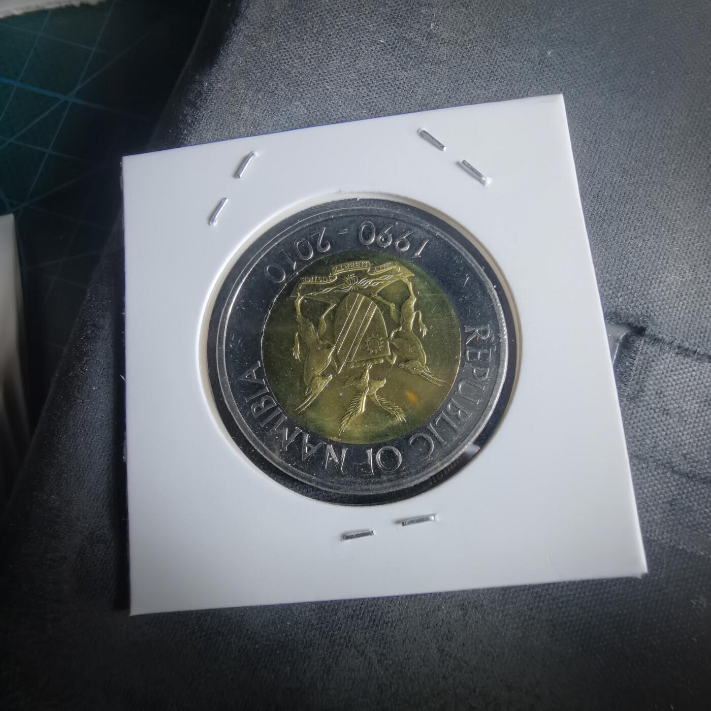 沼泽如烟--第972场 纳米比亚2010年10元纪念币