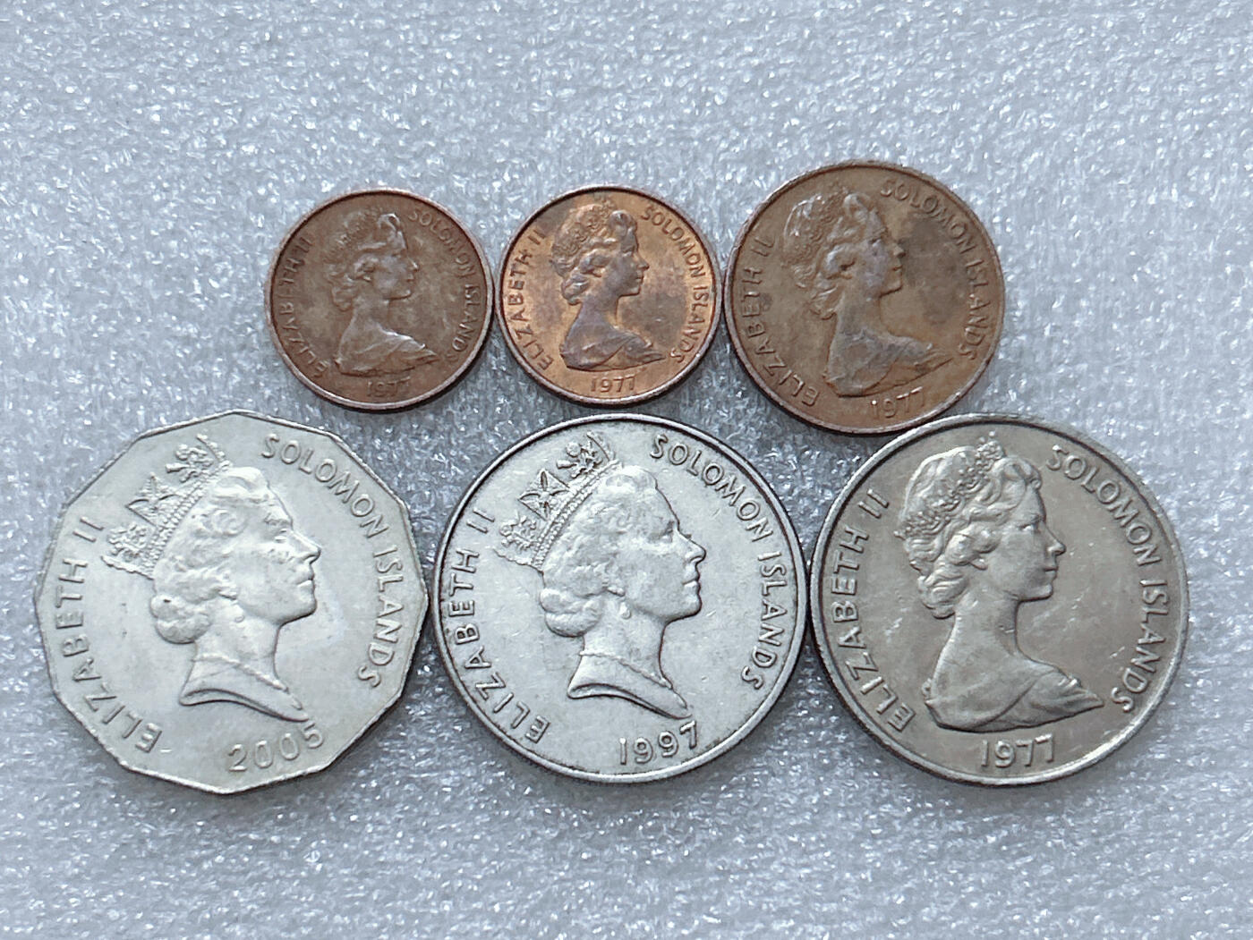 第一海外回流一元起拍收藏 散集专场  第295期 所罗门硬币 6枚