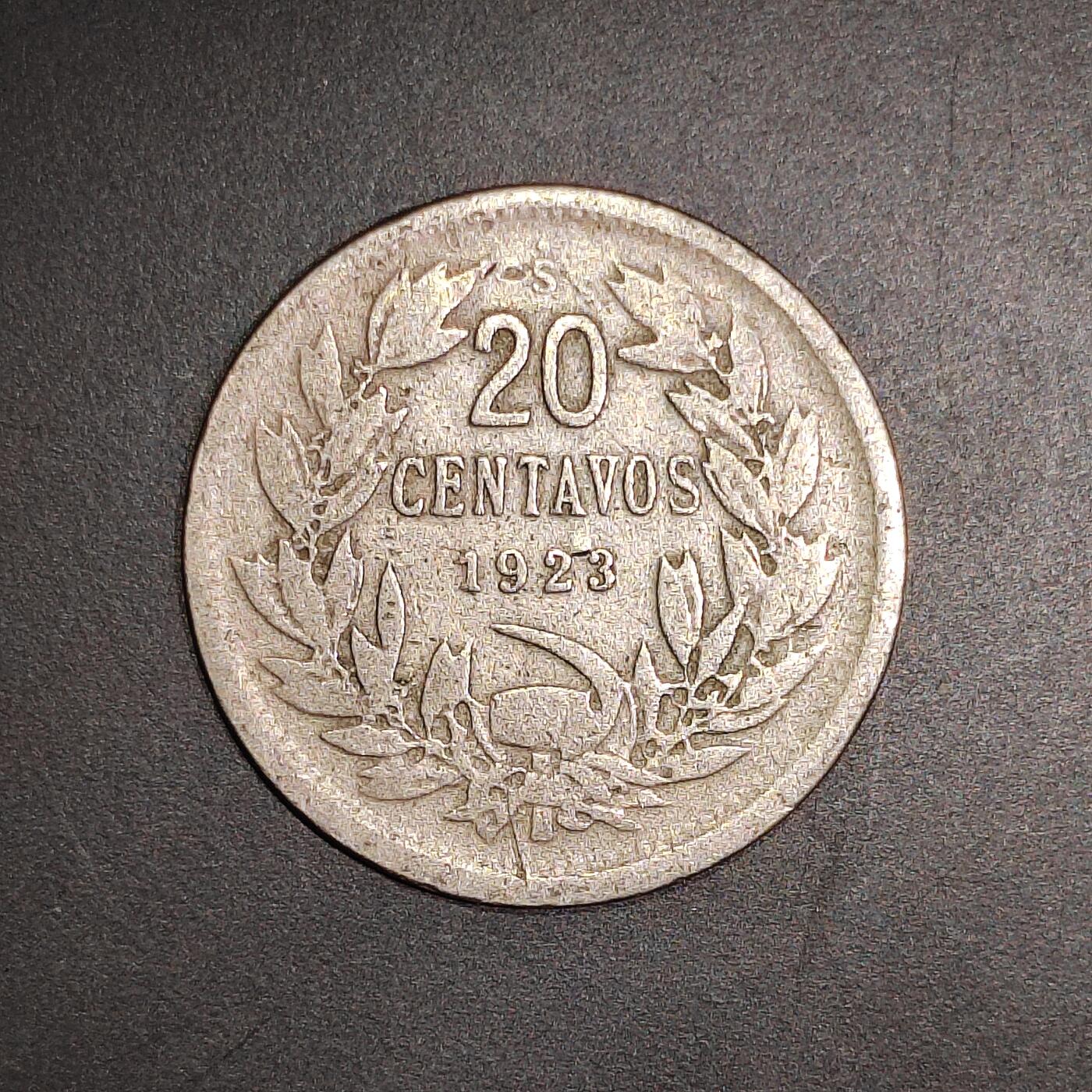 2026C2逸泉钱币C2世界各国纸钞钱币纪念币专场第七场C2 1-420 89南美洲智利20分