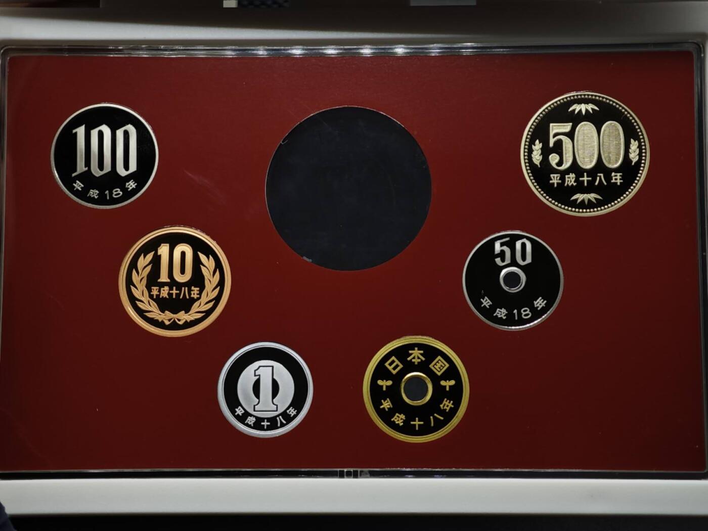 【淘币小摊】限时拍第八百五十三拍  散币银币场  满百包邮可预留两周  周一统一发货  日本平成十八年精制套币