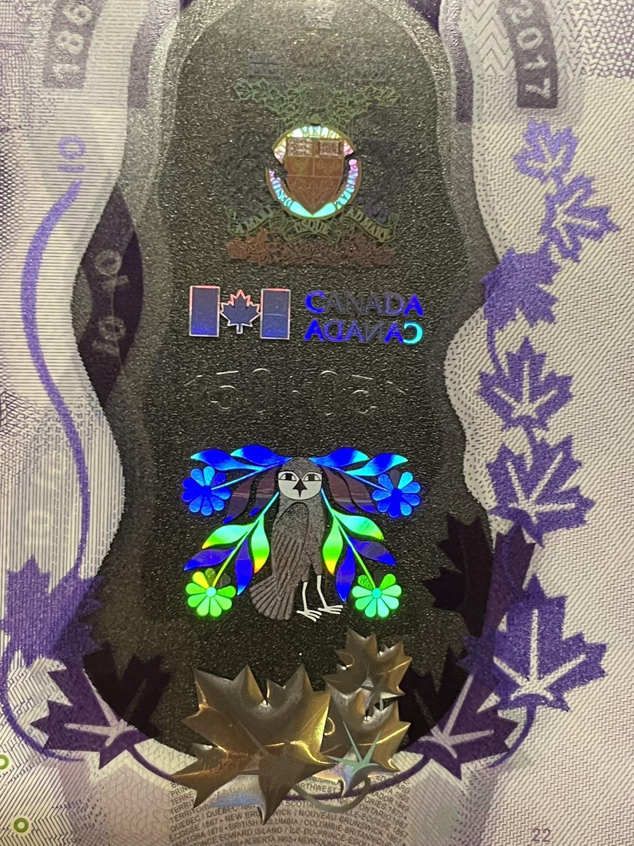 加拿大纪念钞 UNC