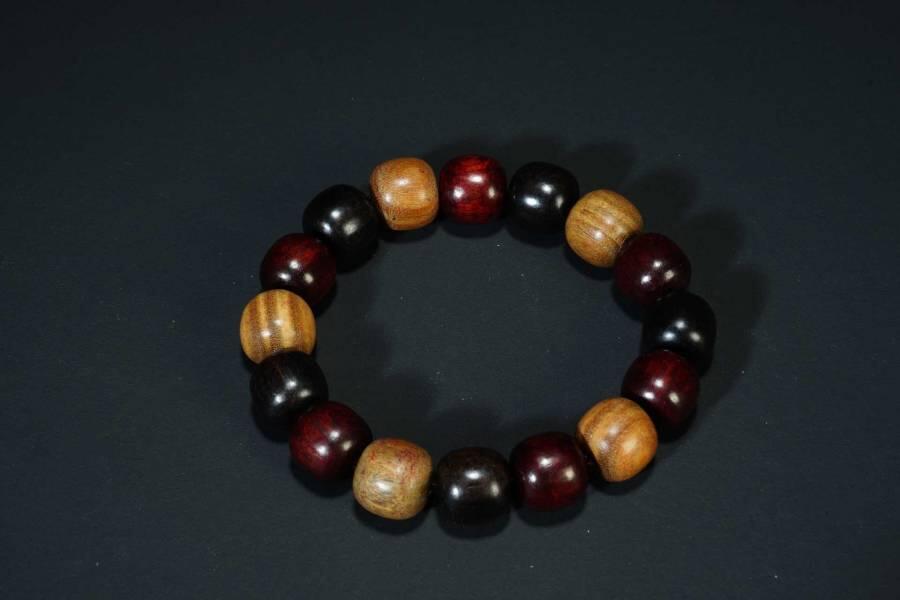 上海都达杂项专场十七（全场包邮） 天然多宝桶珠手串87-275