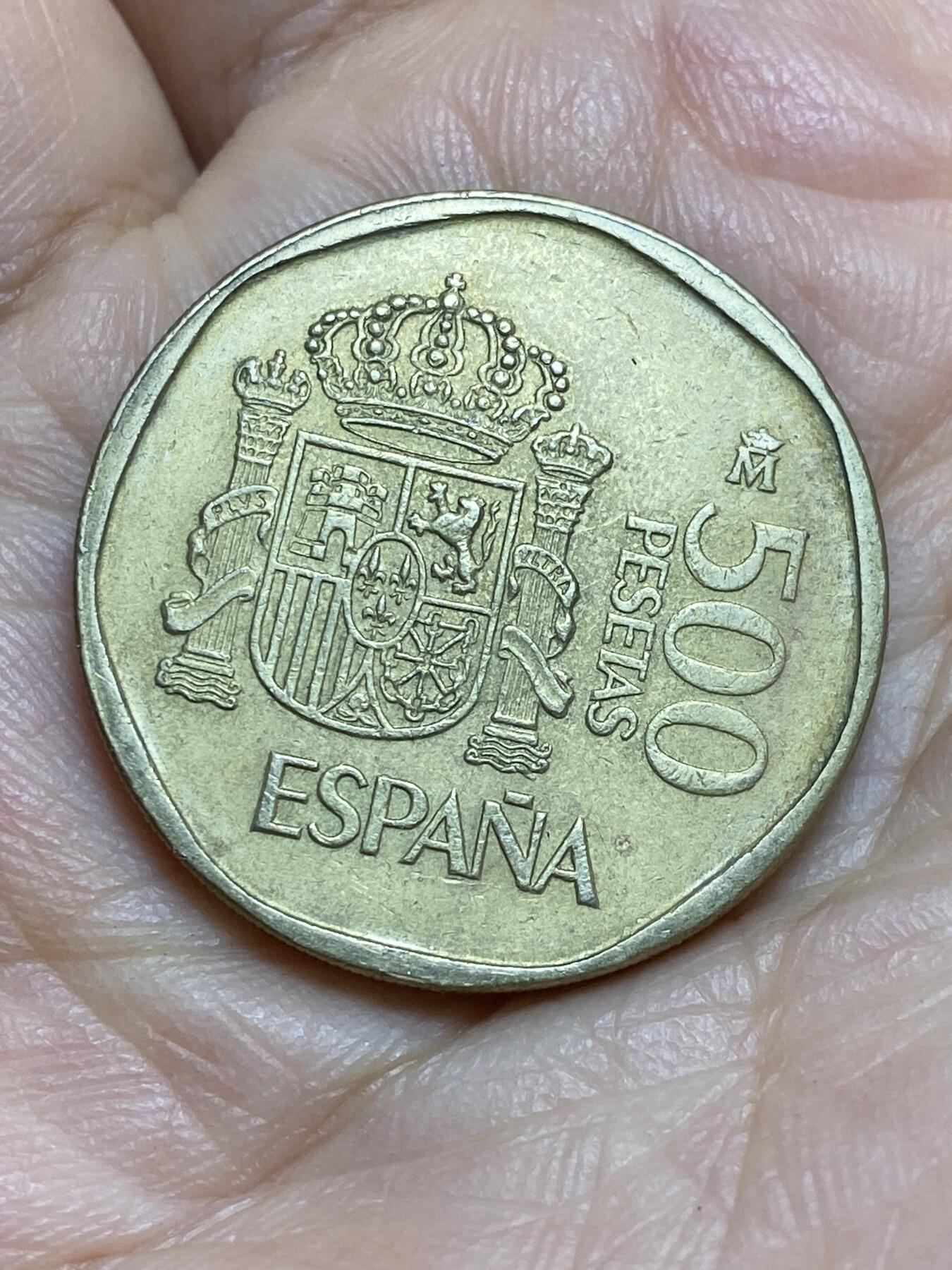 2026年第十四场(总第一百八十三场）外国好品散币场(免佣金) 西班牙🇪🇸1987年500比塞塔(胡安·卡洛斯一世第一版首发年)