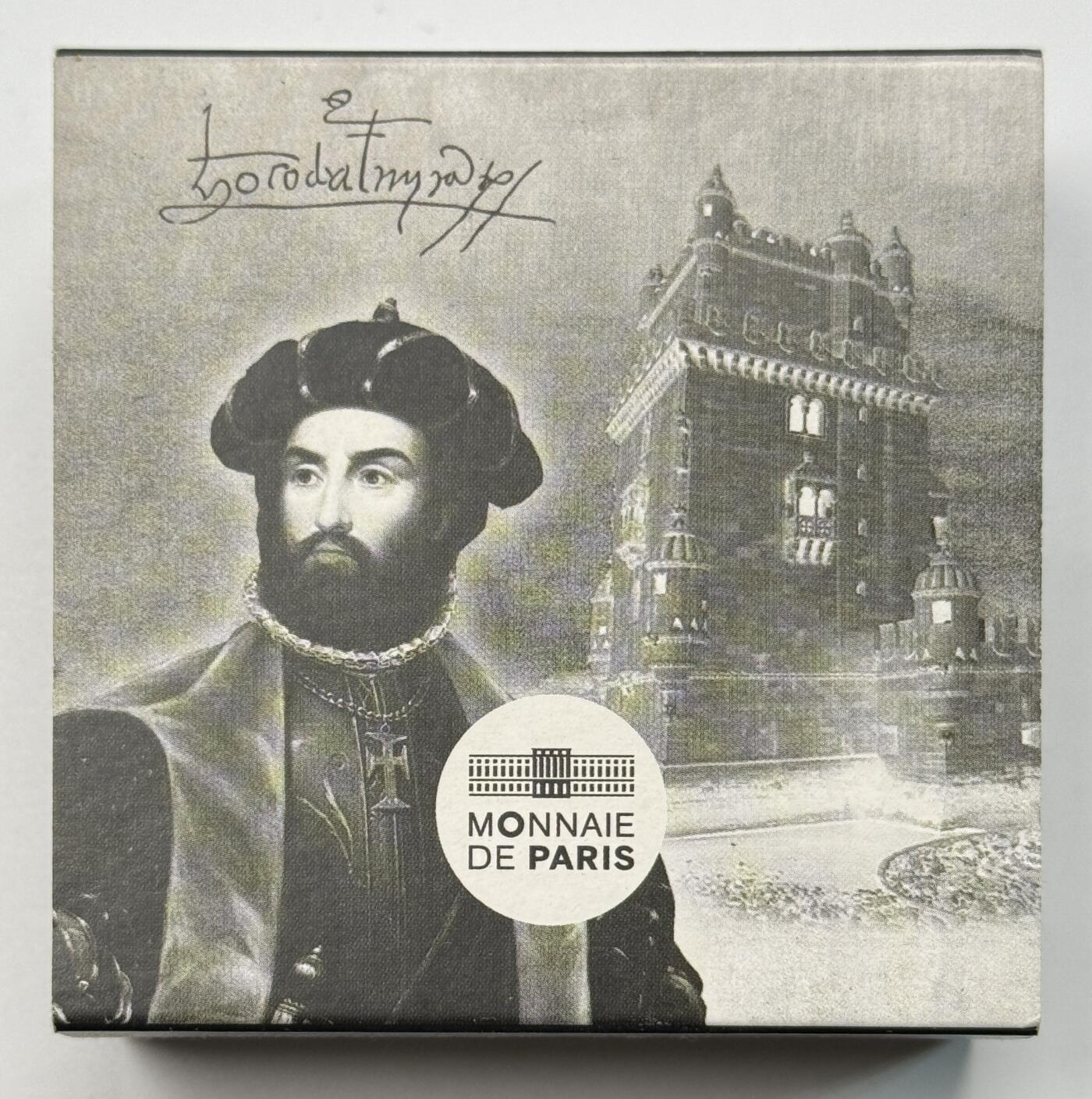 S&S Numismatic世界钱币-拍卖 第119期  法国2019年 联合国教科文组织文化遗产-里斯本的热罗尼姆斯修道院和贝伦塔 10欧元精制纪念银币 盒证齐全 22.2克900银