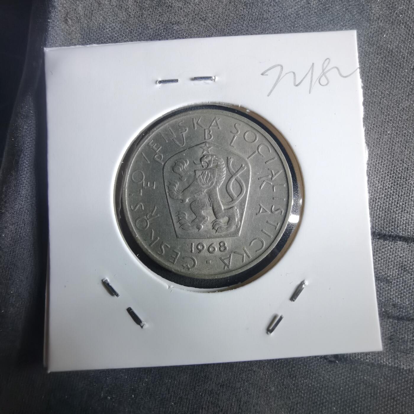 沼泽如烟--第972场 捷克斯洛伐克1968年5克朗