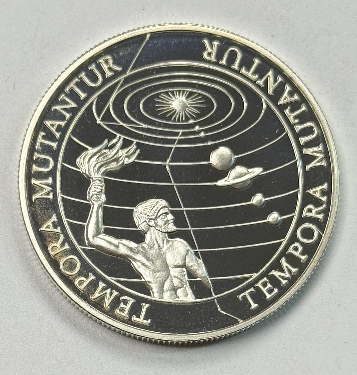 S&S Numismatic世界钱币-拍卖 第119期  基里巴斯和萨摩耶1997年 千禧年 5元精制纪念银币 31.1克925银