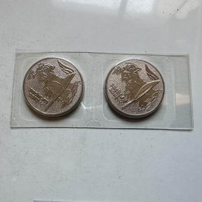 🌹外币初藏🌹🐯2026年第11场  每周二四六晚8️⃣点 接代拍 - 俄罗斯索契冬奥会纪念币两枚原封装—1