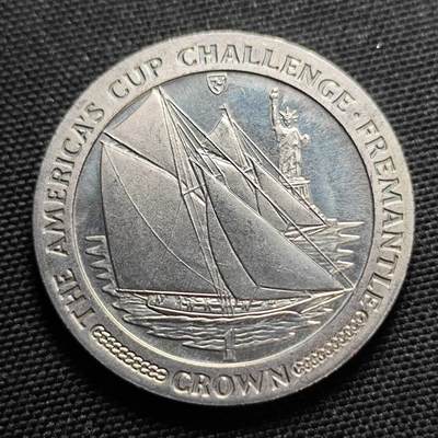 KK钱币收藏小铺  第400期  百期特拍（四拍之四）2月预留时间 周末发货 -  1987马恩岛1克朗纪念币