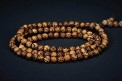 上海都达杂项专场六（全场包邮） 天然加里曼丹沉香0.6多圈圆珠手串 附鉴定证书87-239