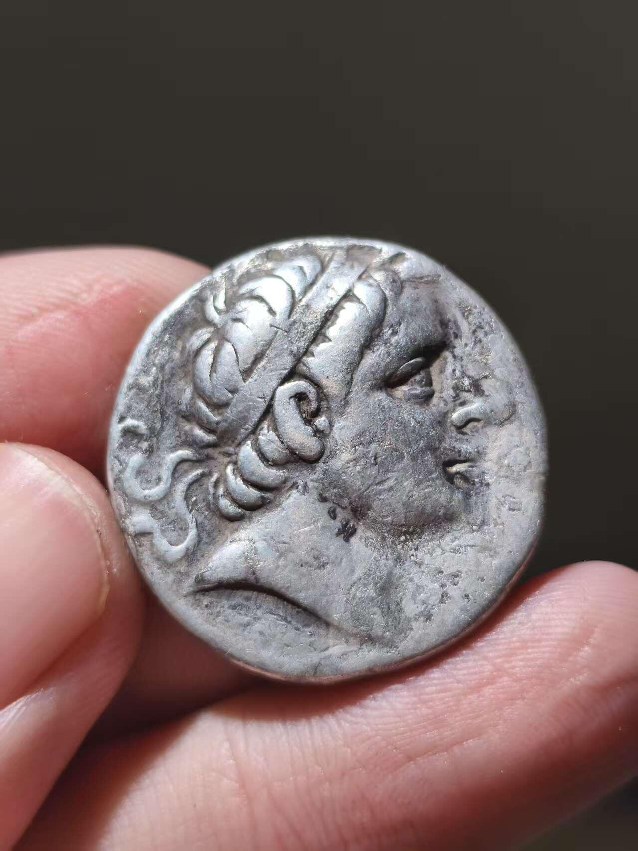 星盘世界钱币一月三十一日古典币专场 稀有精品！高浮雕！塞琉古帝国 塞琉古三世4德拉克马大银币 前 226-223年 美索不达米亚-塞琉西亚造币 稀少热门品种 300-400欧元左右价值