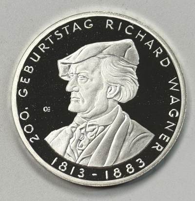 S&S Numismatic世界钱币-拍卖 第119期  - 德国2013年 理查德·瓦格纳诞辰200周年 10欧元精制纪念银币 16克625银