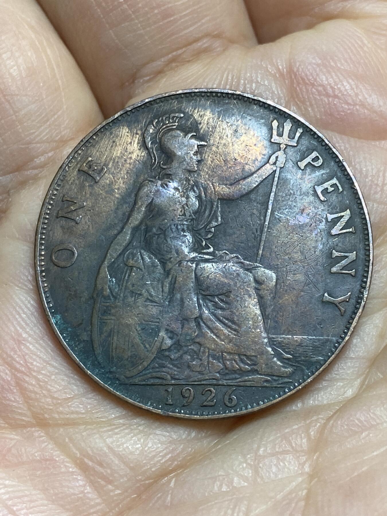 2026年第十四场(总第一百八十三场）外国好品散币场(免佣金) 英国🇬🇧1926年1便士(乔治五世第一版关门年)