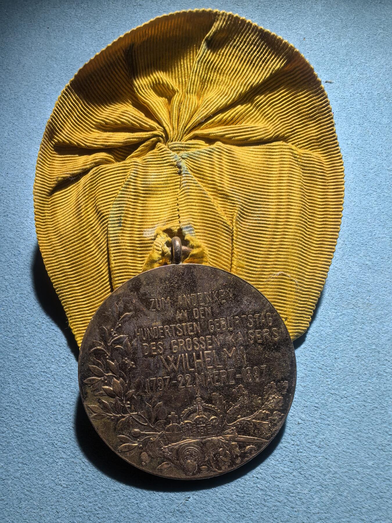 盛世勋华——号角文化勋章邮票专场拍卖第301期 德国（邦国）德皇百年纪念奖章 阅兵式挂