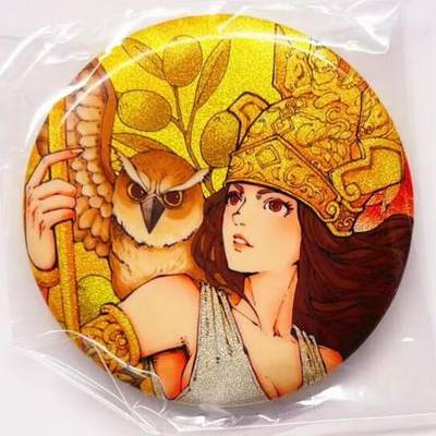 卡有江湖粉丝专场第七期（持续收拍，送拍联系我哦） 【A款】小花瓣雅典娜 吧唧+明信片+镭射票