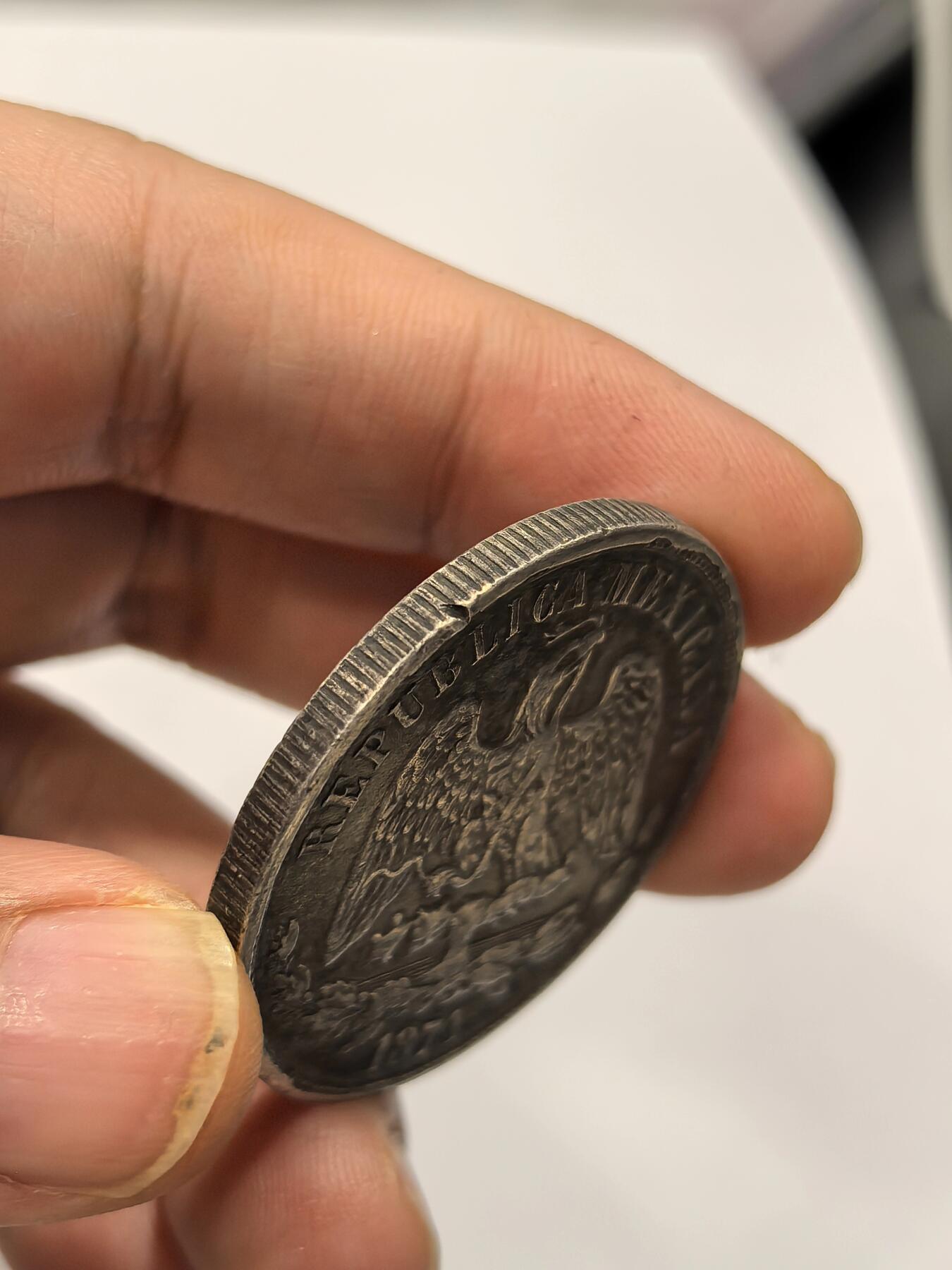 博洋堂世界钱币拍卖第158期（全场包邮） 墨西哥天平鹰洋1872 Go S 1比索 老包浆美品 收藏热门品种