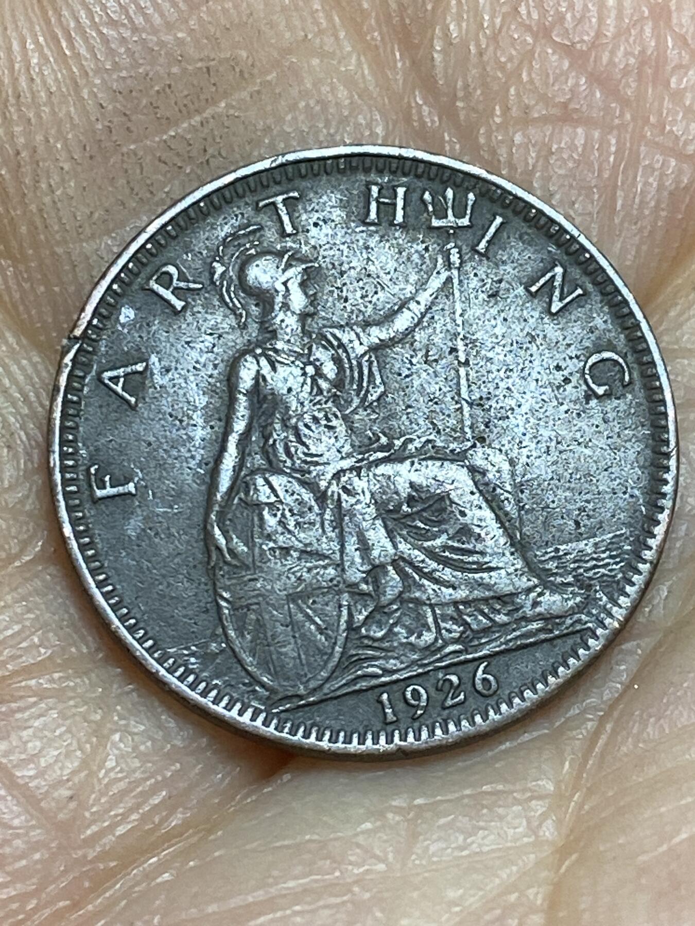 2026年第十四场(总第一百八十三场）外国好品散币场(免佣金) 英国🇬🇧1926年1法新(乔治五世第三版首发年)