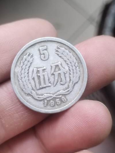 小小小钱币 - 1956年五分。
