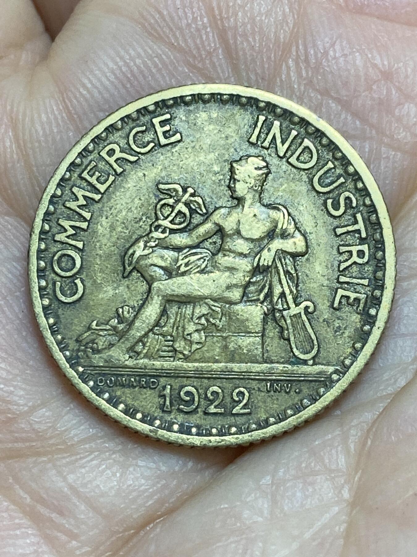 2026年第十四场(总第一百八十三场）外国好品散币场(免佣金) 法兰西第三共和国1922年1法郎