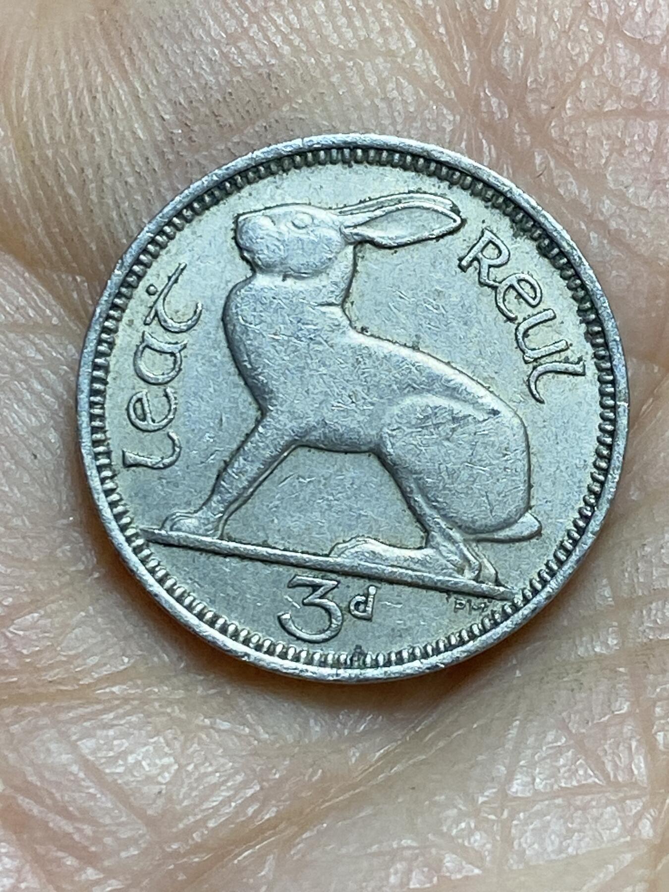 2026年第十四场(总第一百八十三场）外国好品散币场(免佣金) 爱尔兰🇮🇪1961年3便士(共和国时期第一套第二版)