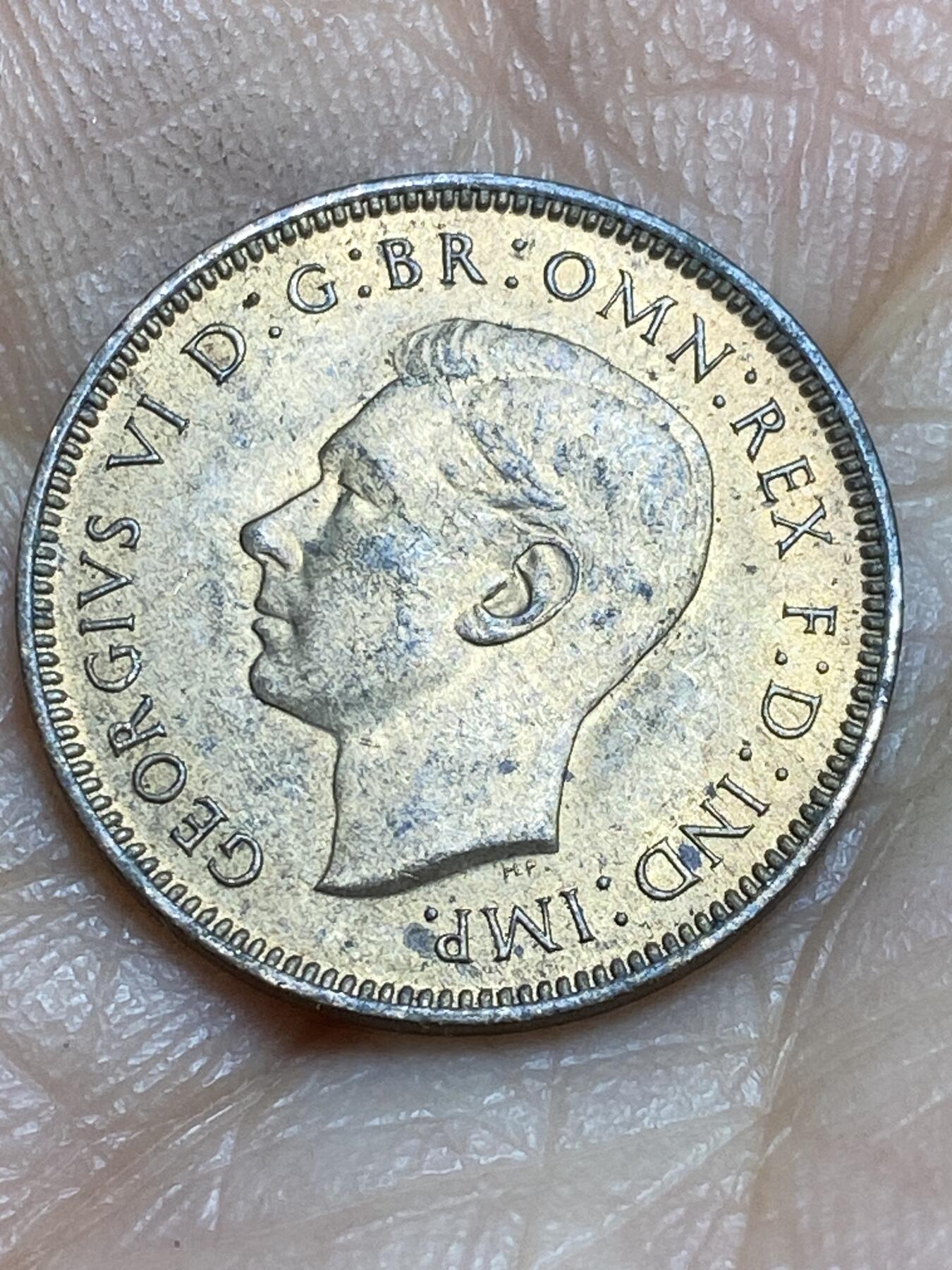 2026年第十四场(总第一百八十三场）外国好品散币场(免佣金) 英国🇬🇧1938年1法新(乔治六世第一版)