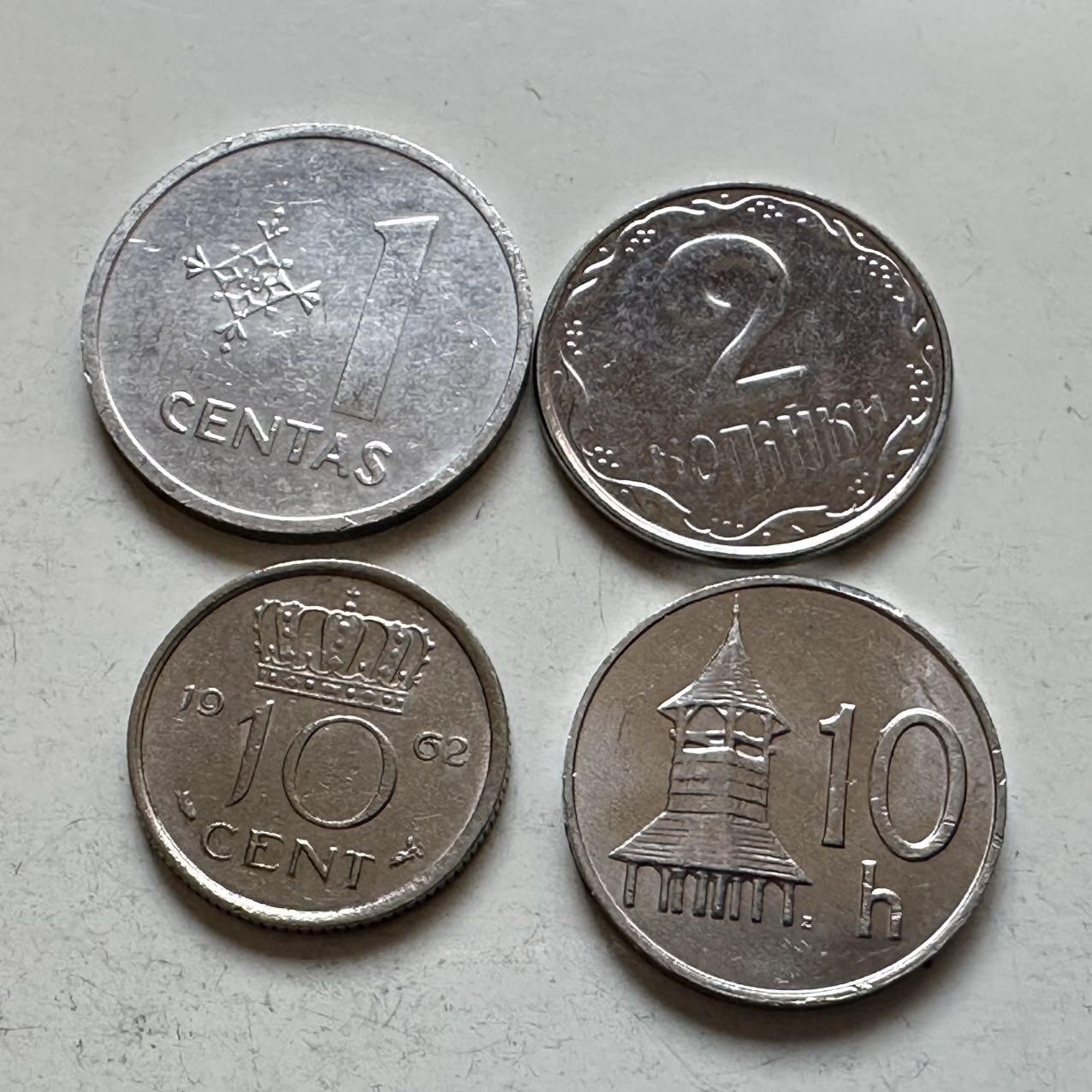 🌹外币初藏🌹🐯2026年第11场  每周二四六晚8️⃣点 接代拍 欧洲散币4枚