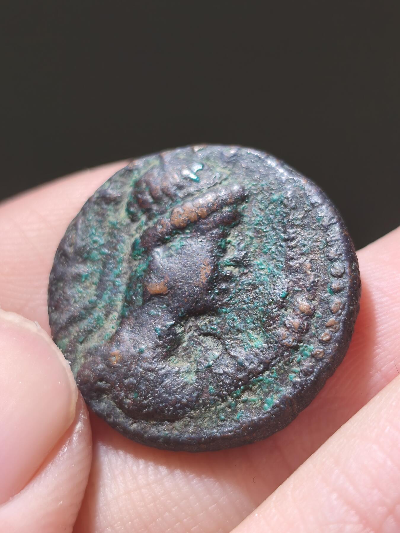 星盘世界钱币一月三十一日古典币专场 贵霜帝国 无名王铜币，面值四德拉克马