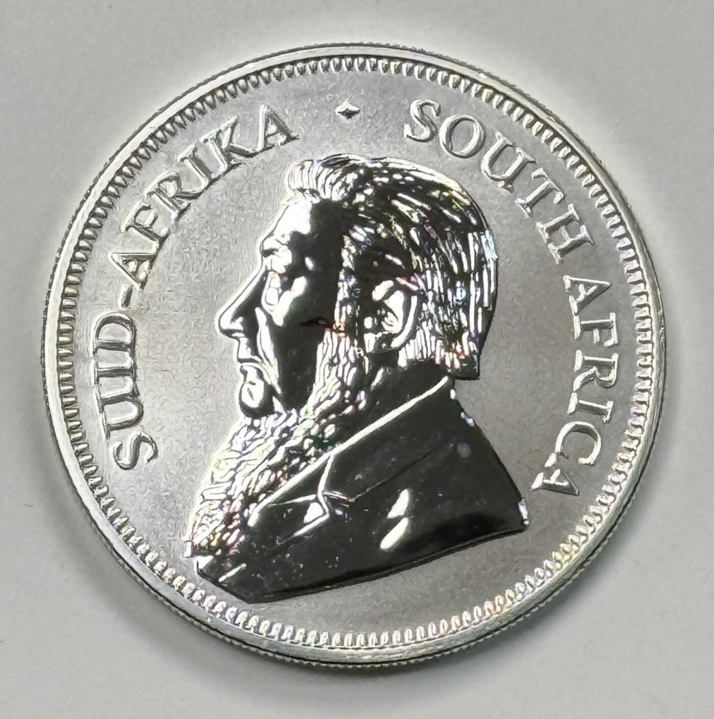 S&S Numismatic世界钱币-拍卖 第119期  南非2017年 南非克鲁格金币50周年 1兰特1盎司纪念银币 31.1克999银