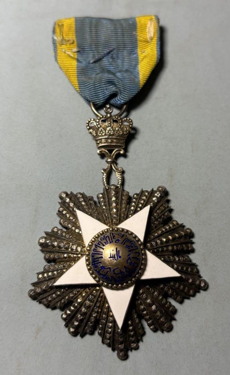 盛世勋华——号角文化勋章邮票专场拍卖第301期 埃及骑士级尼罗河勋章 银制 珠宝商定制版本 总重60克，超大超厚重