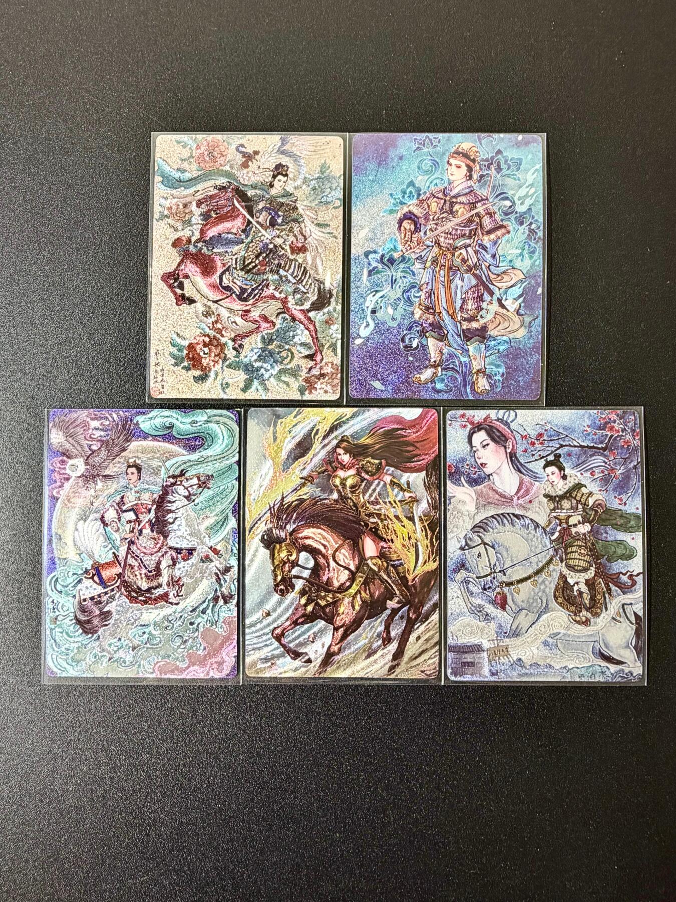 NO.22 好又多金牌大场，年前倒数第3期！每周一站式配齐，方便凑单！（周6晚9点截拍，卖家送拍0抽成！） 星宿文创 扈影风华 扈三娘半粗卡牌5张（孙海洋、冯涛、逍遥剑雨、非严、王涌喆绘）