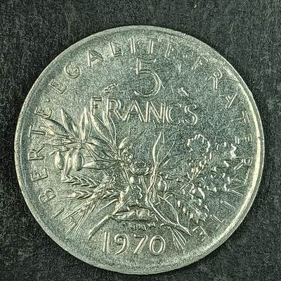 逸泉钱币2026第十五场世界钱币纪念币纸钞A883-1213A - 949 播种少女5法郎