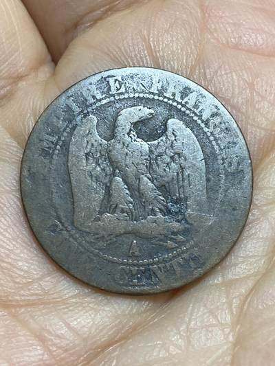 2026年第十四场(总第一百八十三场）外国好品散币场(免佣金) - 法兰西第二帝国1856年5生丁(拿破仑三世第一版，A标巴黎造)