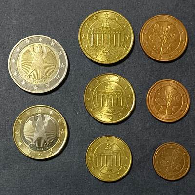 【游宝包邮场】乙巳蛇年第111期 周六集拍 - 德国 2002年 欧元套币