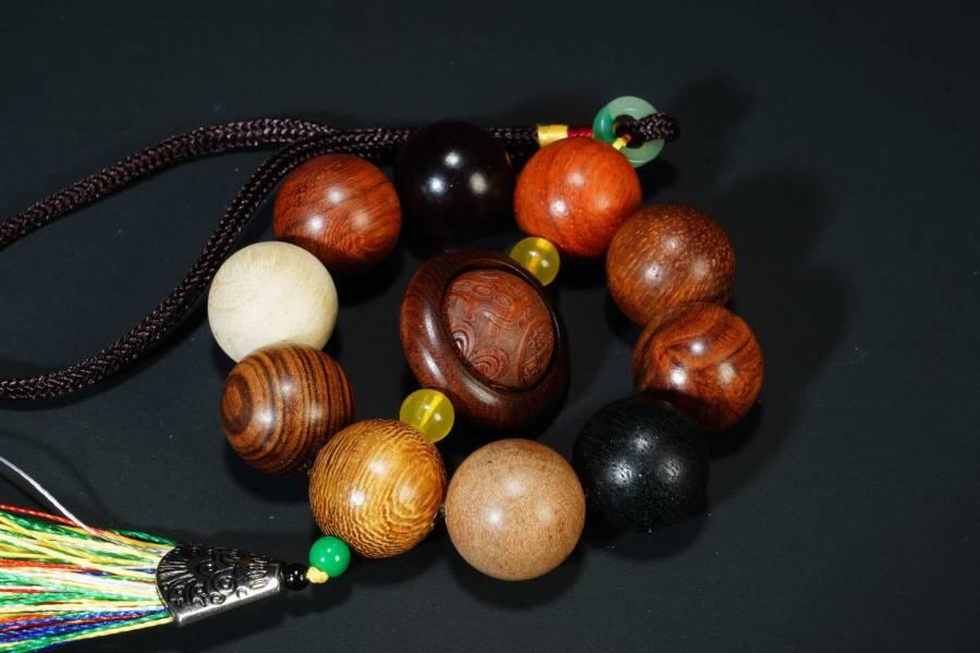 上海都达杂项专场十七（全场包邮） 天然多宝珠2.0招财进宝流苏车挂87-274