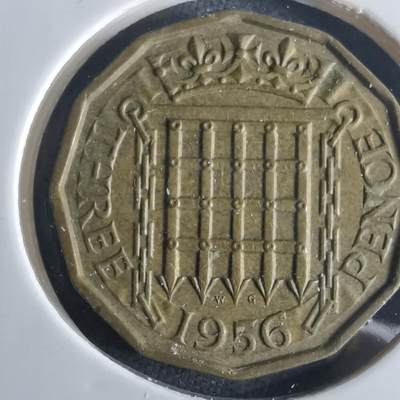 沼泽如烟--第972场 - 英国1956年3便士