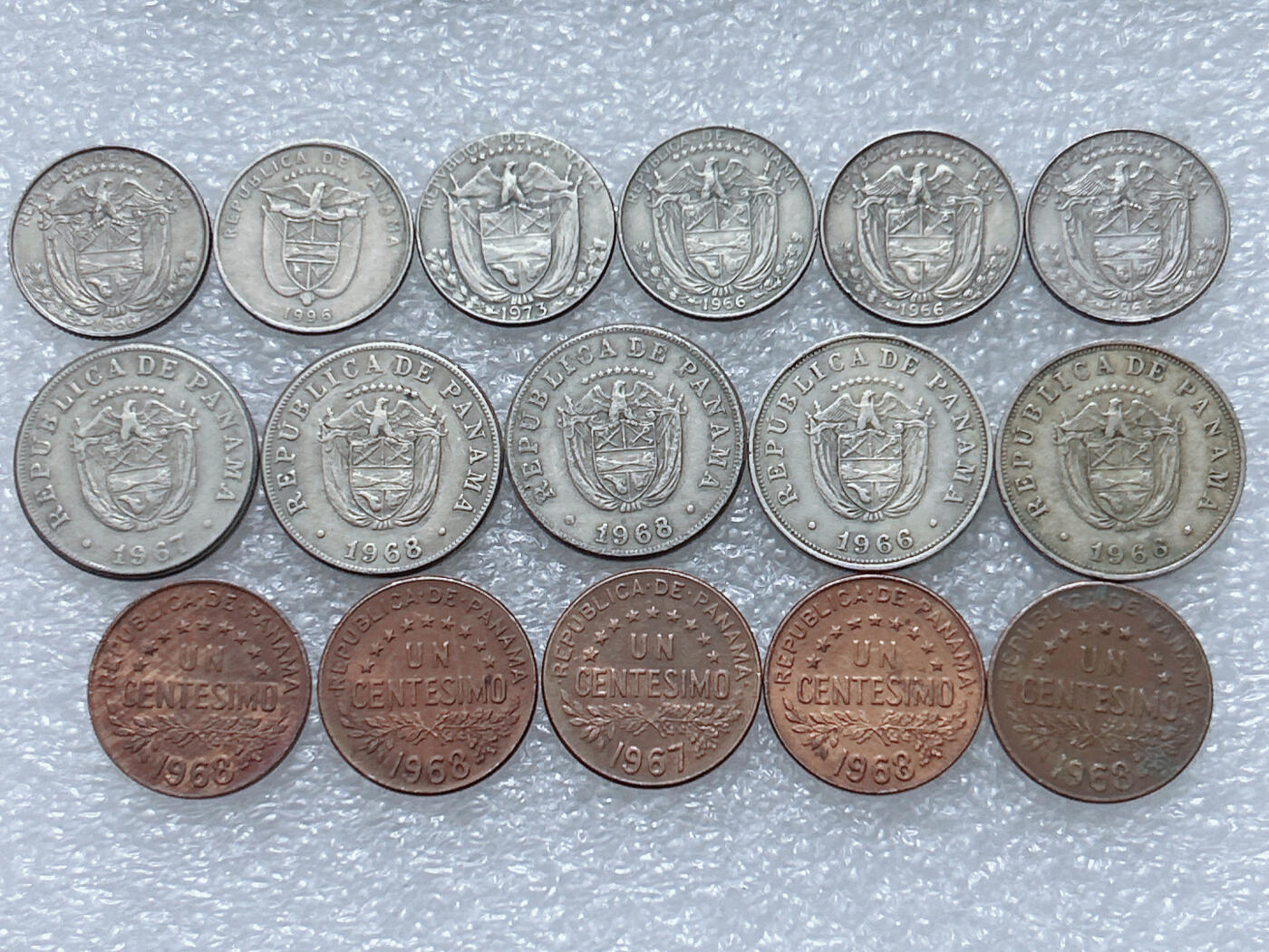 第一海外回流一元起拍收藏 散集专场  第295期 巴拿马硬币🇵🇦16枚