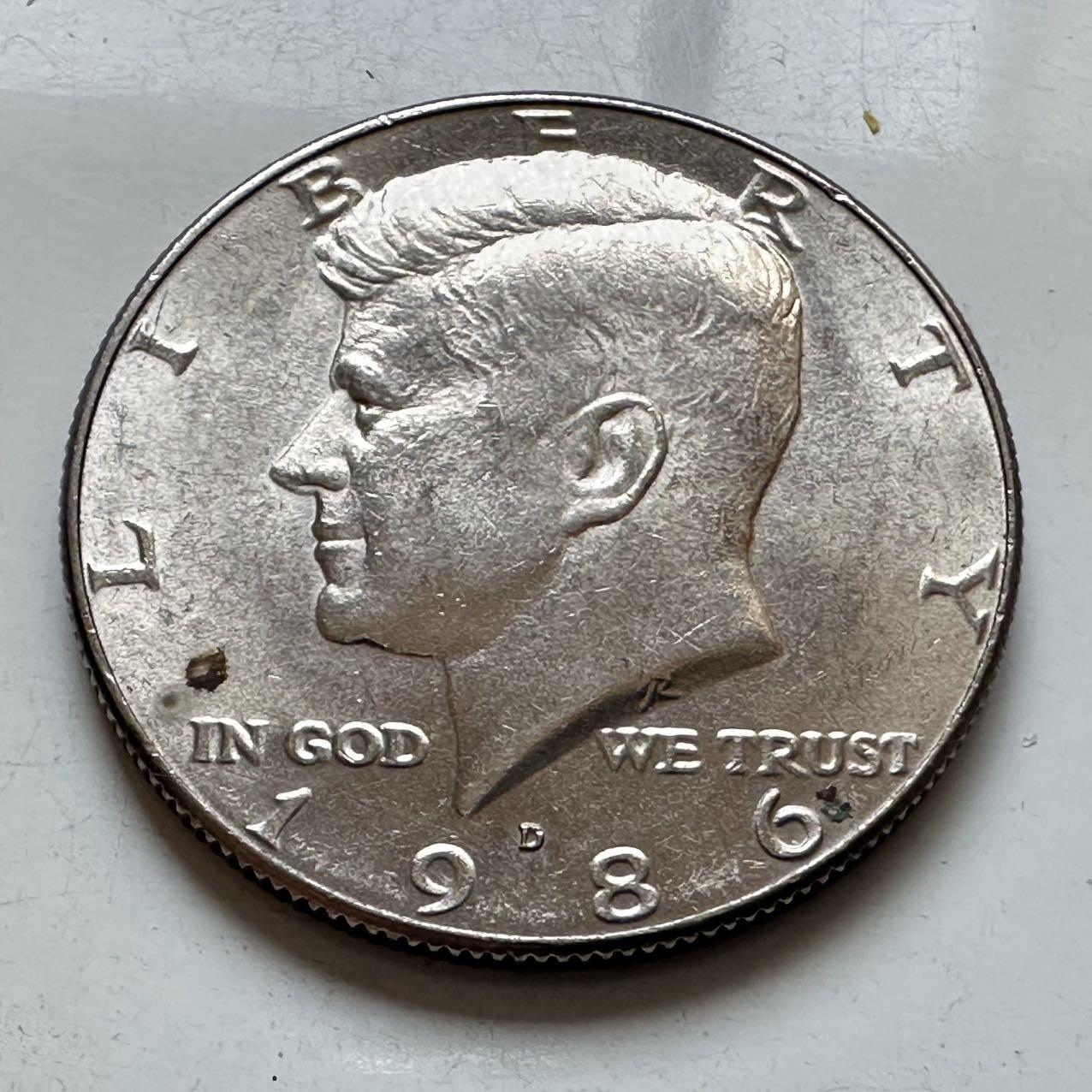 🌹外币初藏🌹🐯2026年第11场  每周二四六晚8️⃣点 接代拍 1986年半美元