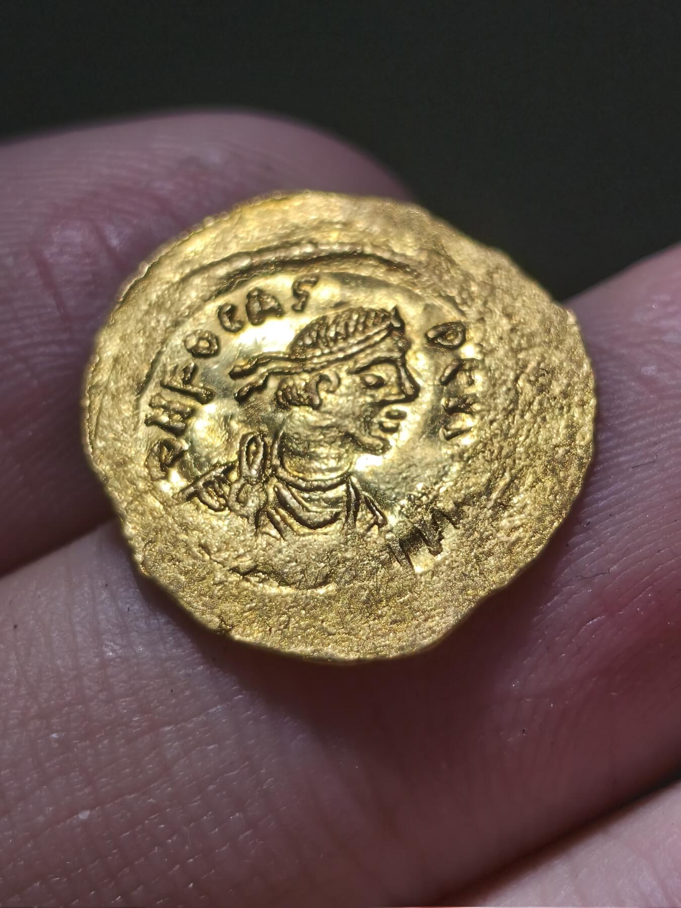 星盘世界钱币一月三十一日古典币专场 拜占庭/东罗马帝国 篡位者百夫长-福卡斯 塞米西斯金币